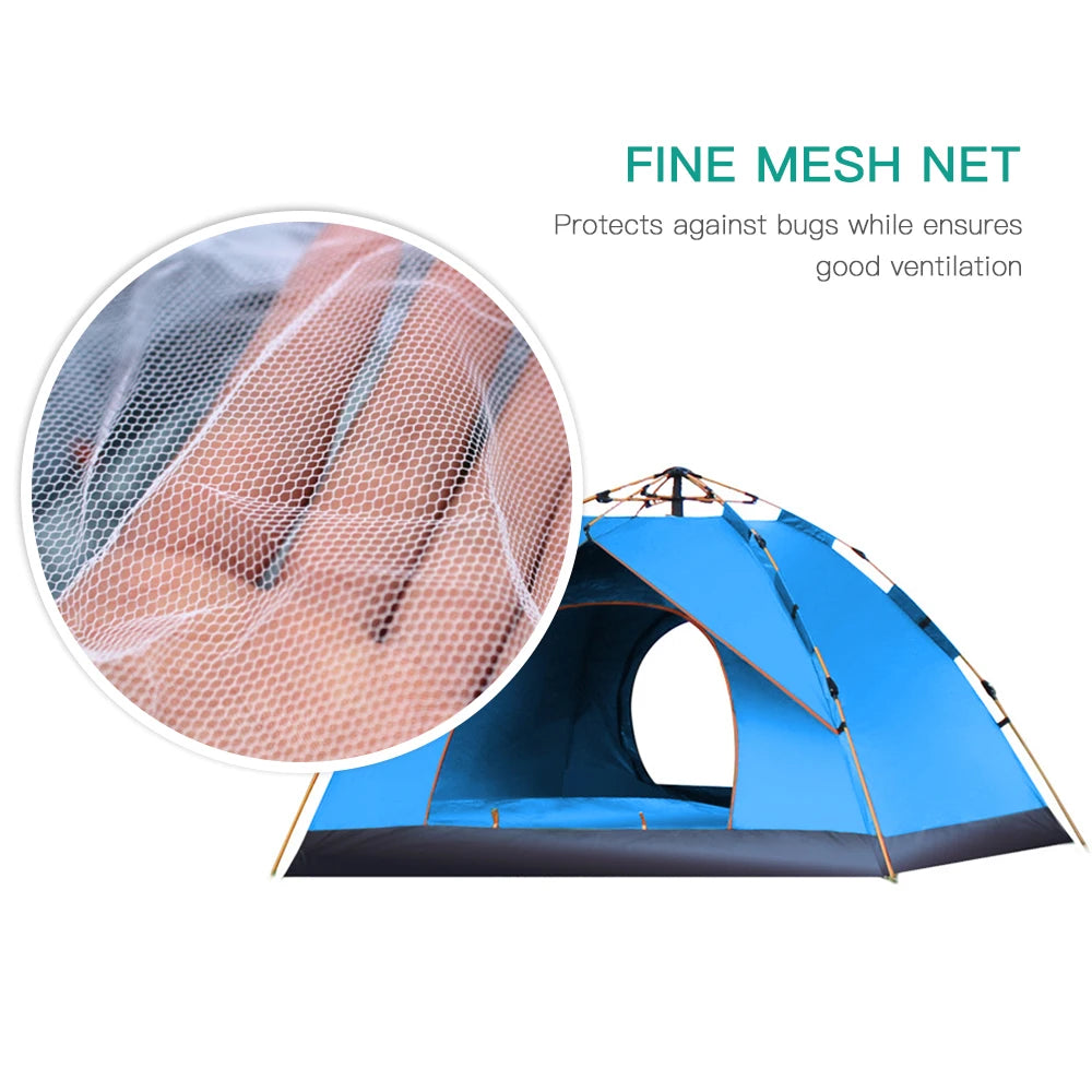 Outdoor Tent Water-resistant Portable Instant Camping Tent for 1-2 People