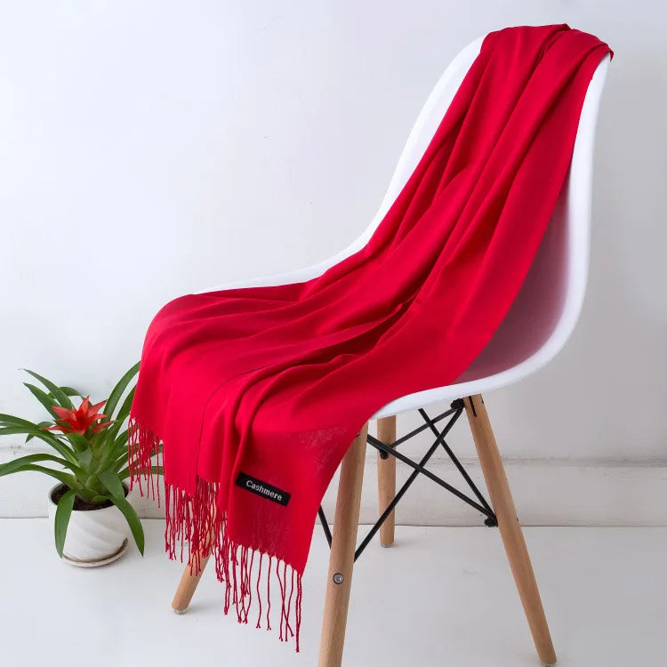 Women's Pashmina Scarf Shawls, Soft Cashmere feeling Headscarf
