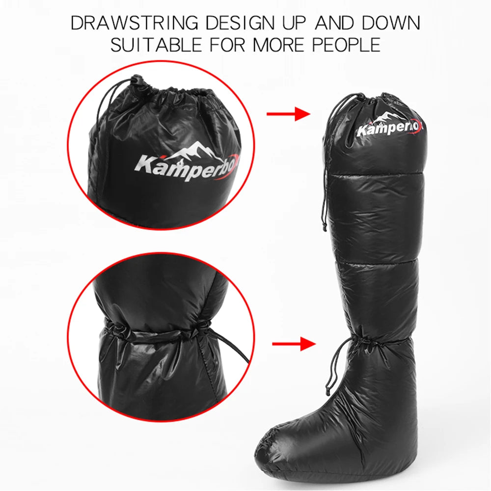 Camping Socks, Boots, Sleeping Bag Socks, Down Boots