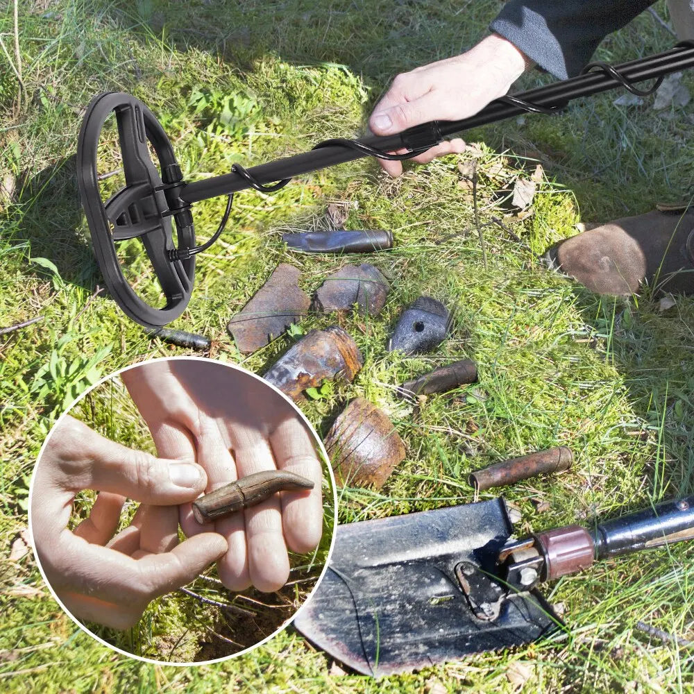 Metal Detector Professional Underground Depth 2.5m Scanner  Pin pointer 11inch