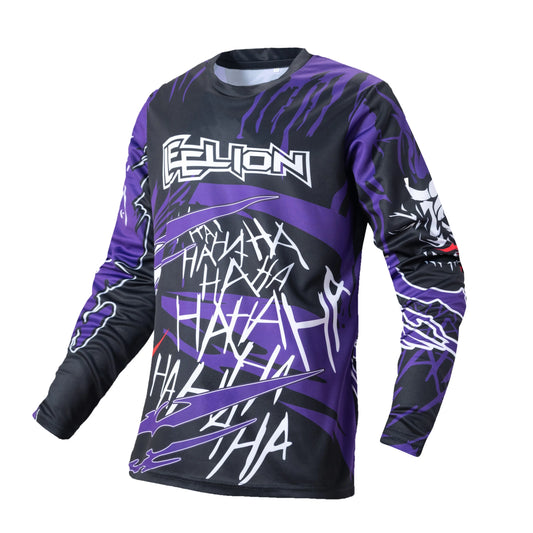 Motorcycle Jersey Wicking Long Sleeved Sweat Absorbing  Cycling Shirt For Biking Riding Sports