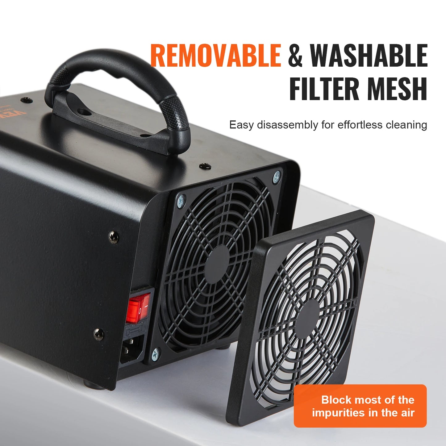 Ozone Generator; 12000, 36000, 24000mg/h Ozone Machine Odor Remover. High Capacity Commercial/Industrial Ozone Generator
