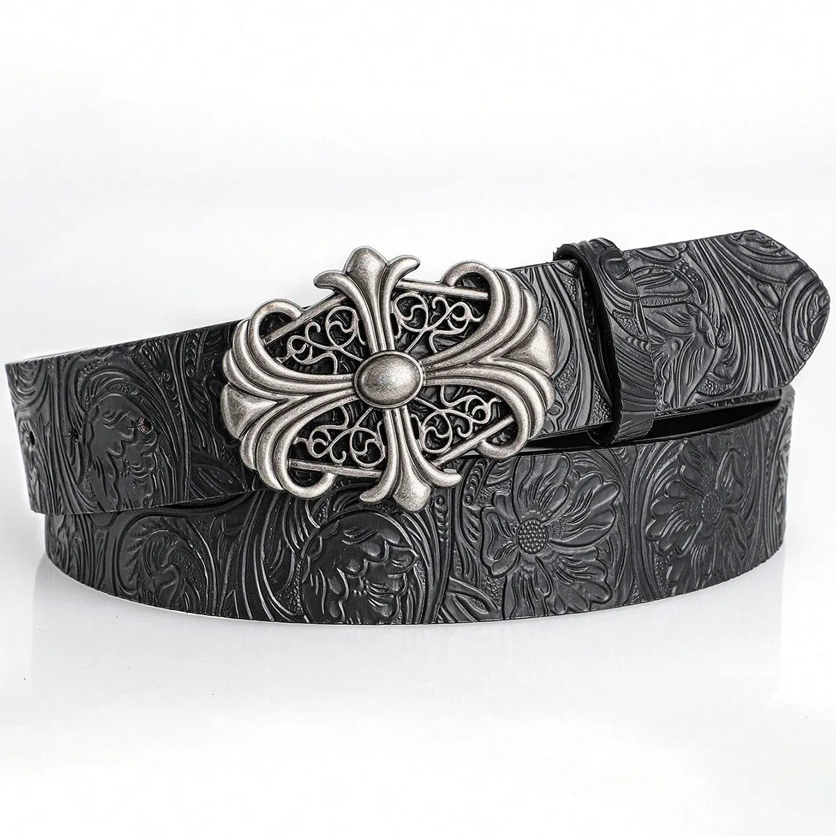 Men's, Women's Belt Bohemian Style Leather Belt. Fashion Vintage Buckle Belt