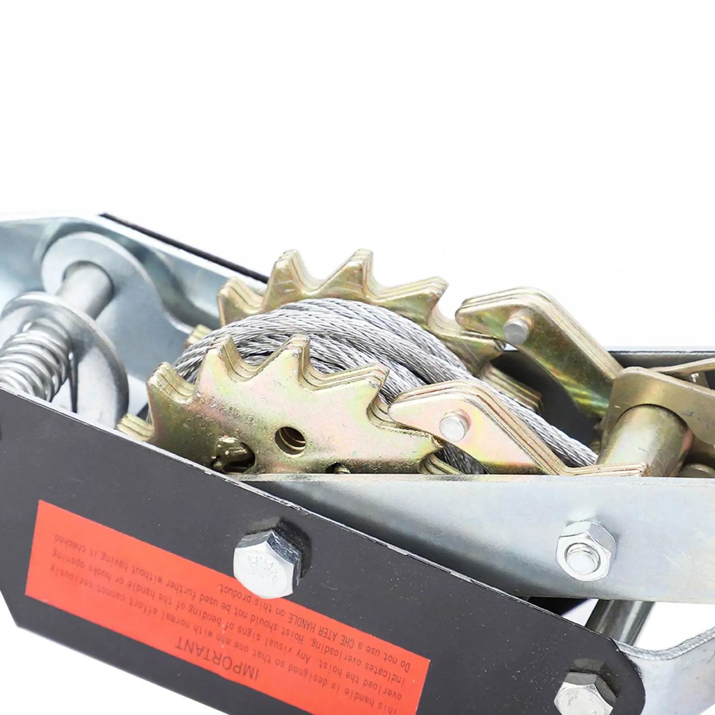 2/4T Wire  Hand Power Puller, Double Hook Lifting Tool, Heavy Duty